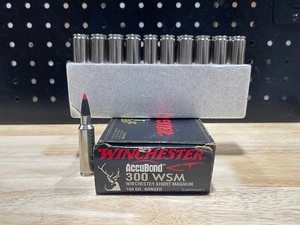 lot 25 image: Winchester 300 WSM