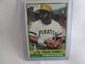lot 109 image: 1976 Topps Willie Stargell Card...