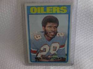 lot 112 image: 1972 Topps Ken Houston Card...