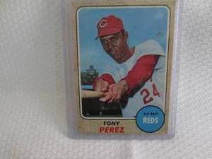 lot 126 image: 1968 Topps Tony Perez Card...