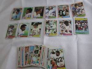 lot 136 image: Assorted 1981 Topps Football Cards...