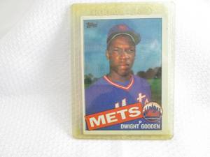 lot 151 image: 1985 Topps Dwight Gooden Rookie Car...