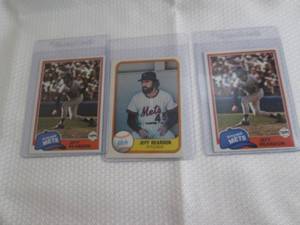 lot 153 image: 1981 Topps & Fleer Jeff Reardon Roo...
