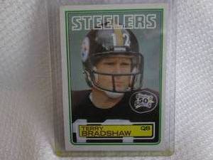 lot 160 image: 1983 Topps Terry Bradshaw Card...