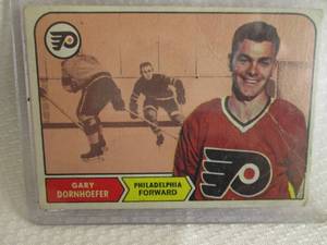 lot 183 image: 1968-69 Topps Gary Dornhoefer Card...