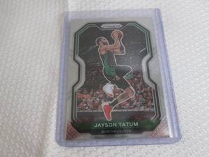 lot 184 image: 2020-21 Prizm Jayson Tatum Card...