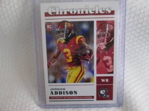 lot 196 image: 2023 Chronicles Jordan Addison Rook...