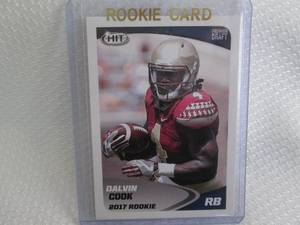 lot 211 image: 2017 Sage Hit Dalvin Cook Rookie Ca...