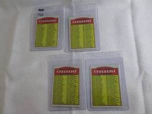 lot 224 image: Assorted 1972 Topps Baseball Checkl...