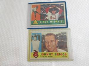 lot 225 image: 1960 Topps Lindy McDaniel & Johnny ...