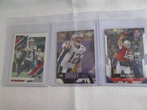 lot 238 image: Assorted Tom Brady Cards...