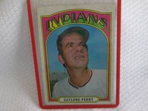 lot 240 image: 1972 Topps Gaylord Perry Card...