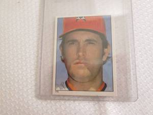 lot 244 image: 1981 Topps Nolan Ryan Sticker Card...