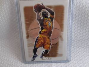 lot 11 image: 2001-02 Upper Deck Kobe Bryant Card...
