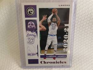 lot 32 image: 2020-21 Chronicles LeBron James Car...