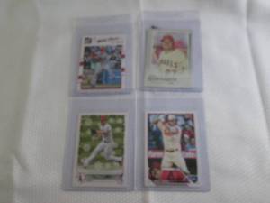 lot 56 image: Mike Trout Topps & Donruss Cards...