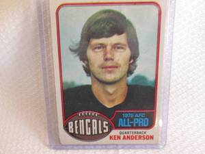 lot 63 image: 1976 Topps Ken Anderson Card...