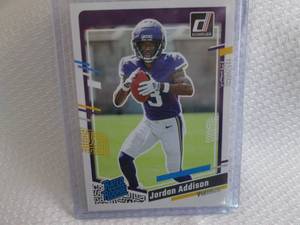 lot 82 image: 2023 Donruss Jordan Addison Rookie ...