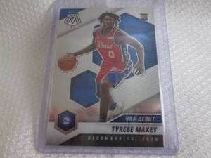 lot 83 image: 2020-21 Mosaic Tyrese Maxey Rookie ...