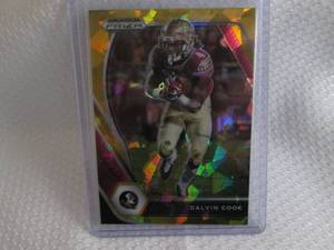 lot 97 image: 2021 Prizm Dalvin Cook Gold Ice Pri...