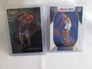 lot 101 image: 2021 Select & Hoops Jaden McDaniels...