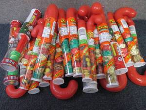 lot 267 image: Reeses Mini & Pieces Candy Canes...