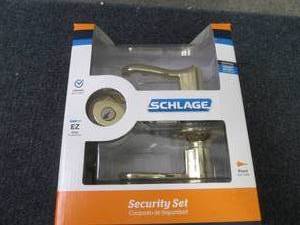 lot 320 image: Schlage F51A FLA 505 Flair Lever Ke...