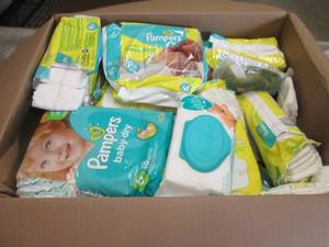lot 343 image: Preemie Pampers & Nasal Cannulas...