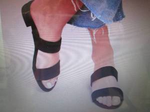 lot 372 image: Lulus Size 7.5 Devin Black Suede S...