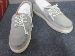 lot 382 image: Billy Grey Suede Boat Shoe Size 9 N...