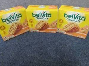 lot 424 image: 3- 8.8 oz (5pks) BelVita Crunchy Br...
