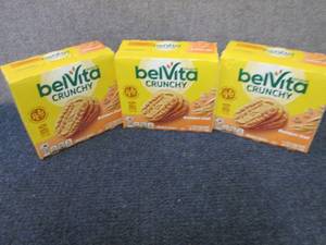 lot 430 image: 3- 8.8 oz (5pks) BelVita Crunchy Br...