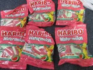 lot 435 image: 6- 4.1 oz Haribo Watermelon...