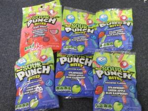 lot 439 image: 6 pks Sour Punch Bites...