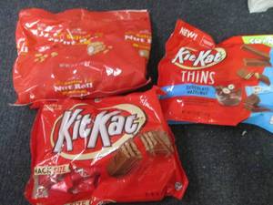 lot 469 image: 3 Bags KitKats & Salted Nut Rolls...