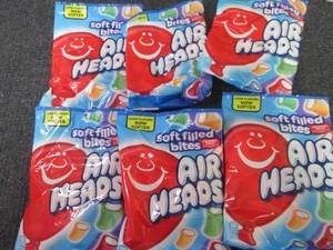 lot 475 image: 6- 6 oz Air Heads Soft Filled Bites...