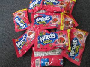 lot 491 image: 12- 3 oz Nerds Gummy Clusters...