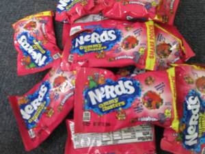 lot 495 image: 12- 3 oz Nerds Gummy Clusters...
