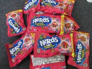 lot 496 image: 12- 3 oz Nerds Gummy Clusters...
