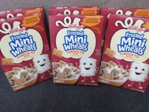 lot 502 image: 6- 14.3 oz Kelloggs Pumpkin Pie Sp...