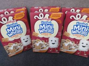 lot 506 image: 6- 14.3 oz Kelloggs Pumpkin Pie Sp...