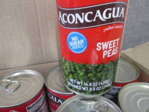 lot 507 image: 12- 14.8 oz Aconcagua Sweet Peas...