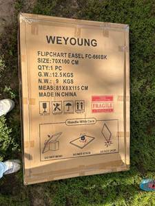 Unused Opened Box FlipChartEasel