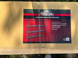 IRONTON 4 Tier Industrial Shelving Rack