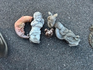 5 Stone Garden Angels