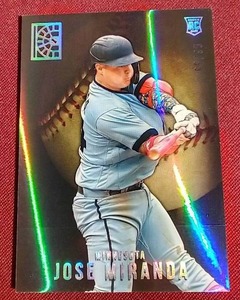 lot 1 image: 2022 Capstone Jose Miranda Rookie Card - #d99