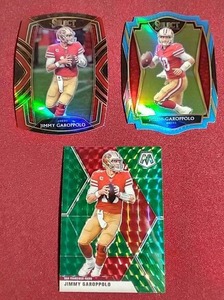 lot 2 image: (3) Nice Jimmy Garoppolo Parallels