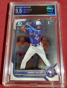 lot 14 image: 2022 Bowman Chrome Samad Taylor 1st Bowman - Arena 9.5