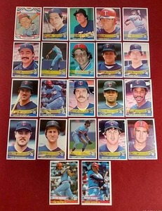 lot 15 image: 1984 Donruss Minnesota Twins Team Set