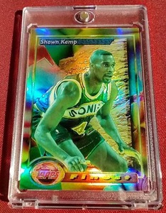 lot 21 image: 1993-94 Topps Finest Shawn Kemp Refractor